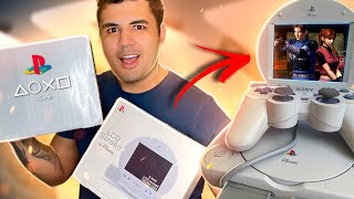 UNBOXING PLAYSTATION 1 LACRADO DEU MUITO RUIM [upl. by Yehc]