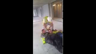 Really Funny Workmen Prank [upl. by Limoli956]