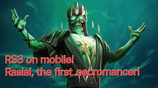 Rasial the first necromancer RS3 on mobile  10 kills per trip runescape necromancia [upl. by Yllak]