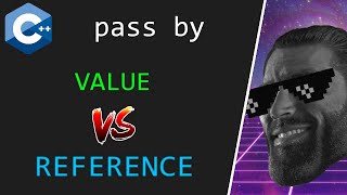 C pass by VALUE vs pass by REFERENCE 📧 [upl. by Merideth]