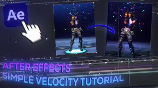 Simple Velocity Edit Tutorial After Effects [upl. by Suired]