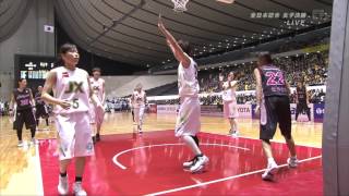 全日本総合バスケットボール選手権2013 女子決勝 JX vs トヨタ [upl. by Elleirua]