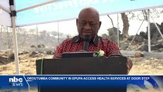 Health Minister inaugurates Oroutumba Community Health Post in Epupa  nbc [upl. by Ymmot717]