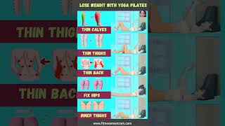 Lose Weight with Yoga Pilatesexerciseathome shortvideo fitnesshome exercise homeworkout [upl. by Peckham]