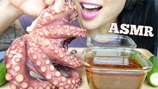 ASMR OCTOPUS  SEAFOOD SAUCE SOFT CHEWY EATING SOUNDS NO TALKING  SASASMR [upl. by Ardnosal365]