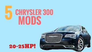 Top 5 Chrysler 300C Mods Increase HorsePower amp Torque CHEAP [upl. by Adai546]