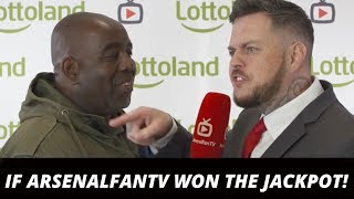 If ArsenalFanTV won the jackpot Robbies dream… Ft DT Troopz Claude TY amp Moh [upl. by Rexford734]