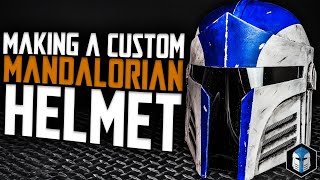 Making a CUSTOM Mandalorian Helmet [upl. by Imiaj]