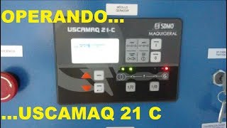 USCAMAQ 21 C OPERAÇÃO MANUAL [upl. by Enrobso265]