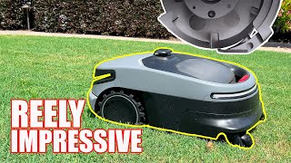 FIRST EVER Oasa R1 Robot Reel Mower with LIDAR  08quot to 4quot Cut x 13quot wide [upl. by Pilar]