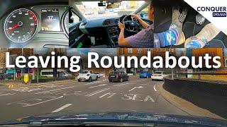 How to Exit Roundabouts Safely in the UK [upl. by Naujyt]