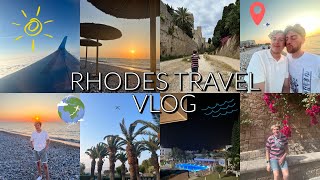 RHODES GREECE TRAVEL VLOG  RHODES OLD TOWN  IALYSSOS  HOLIDAY 2023 [upl. by Nosreffej]