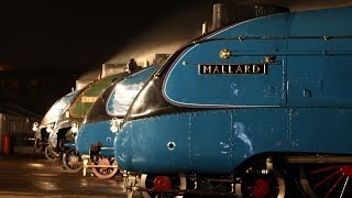 MALLARD 75  The Great Goodbye at Shildon National Railway Museum 2014 [upl. by Yeliw149]