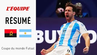 Le résumé de Angola  Argentine  Futsal  Coupe du monde [upl. by Anila775]