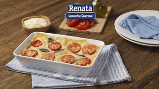 Receita de Lasanha Caprese [upl. by Nirrej9]