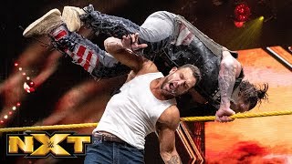 Fandango helps Tyler Breeze fight off The Forgotten Sons WWE NXT July 31 2019 [upl. by Whiffen]