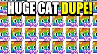 HUGE CAT DUPE FREE HUGE CATS  Pet Simulator X Roblox [upl. by Scrivenor457]