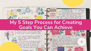 How To Create Goals You Can Actually Achieve [upl. by Ainet]