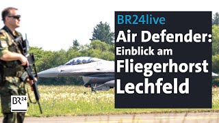 BR24live NATOManöver quotAir Defender 23quot – Luftübung über Schwaben  BR24 [upl. by Siravrat]