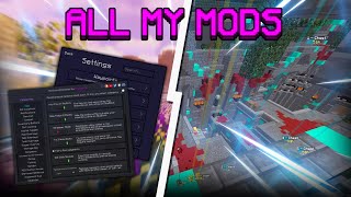 OUTDATED ALL MY MODS AND SETTINGS IN ONE VIDEO Hypixel Skyblock [upl. by Keel]