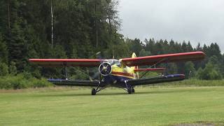 Antonov AN2 takeoff [upl. by Nnaycnan]