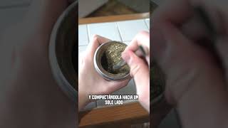 🧉 Cómo hacer la MONTAÑITA del MATE ⛰️ argentina mate [upl. by Onairam]