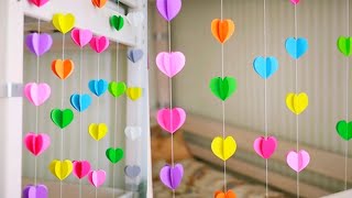 Easy Paper Birthday Decoration Idea • Handmade Birthday Decoration At Home • DIY Birthday Decoration [upl. by Hubie985]