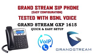 Grandstream GXP16101615 Setup amp Configuration [upl. by Oicelem]