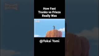 Trunks Vs Frieza In Real Time trending shortvideo shorts short youtubeshorts anime dragonball [upl. by Sej306]