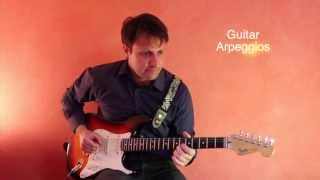 How to Play Guitar Arpeggios Part 1 Guitar Lesson Video on Music Theory and Technique [upl. by Rubinstein]