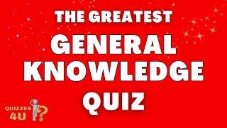 The Greatest General Knowledge Quiz Ever  Ultimate Trivia Quiz Game ✨New Quiz [upl. by Evy]