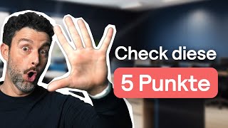 Lohnt sich die BEWERBUNG Check diese 5 Punkte 🤓 [upl. by Eardna]