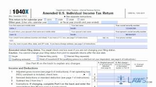 Learn How to Fill the Form 1040X Amended US Individual Income Tax Return [upl. by Nelda]