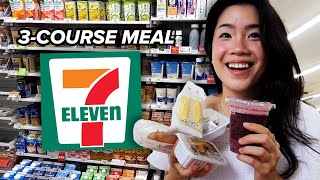 Eating A 3Course Meal At 7Eleven Japan [upl. by Ailbert]