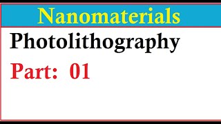 PhotolithographyPhotolithography in HindiUrduPhotolithography process stepsPart 1 [upl. by Madeleine635]