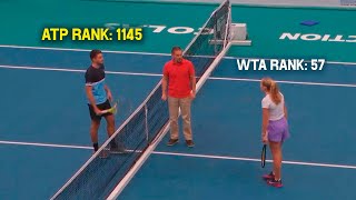 When WTA Player Clashes ATP Player Who Wins [upl. by Natsyrk587]