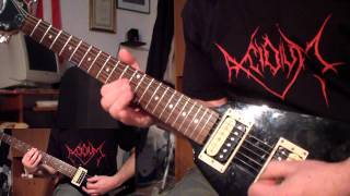 Immolation  Harnessing Ruin guitar cover [upl. by Yenor461]