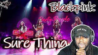 BLACKPINK  SURE THING Miguel COVER Recation [upl. by Naihr190]