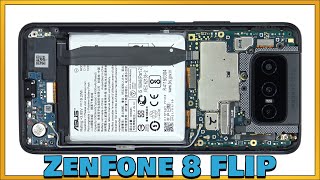 Asus Zenfone 8 Flip Disassembly Teardown Repair Video Review [upl. by Eeladnerb]