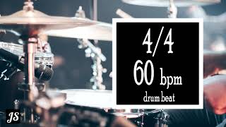 60 Bpm  44 Drum Beat [upl. by Pentheas]