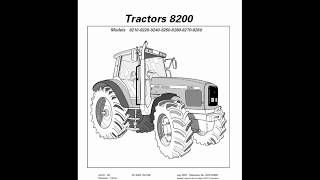 Massey Ferguson 8210 8220 8240 8250 Tractor Service Manual [upl. by Christianson]