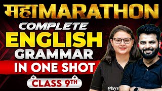 Complete CBSE Class 9th 𝐄𝐍𝐆𝐋𝐈𝐒𝐇 𝐆𝐑𝐀𝐌𝐌𝐀𝐑  Full Syllabus in One Shot  Maha Marathon [upl. by Lertsek395]