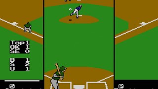 RBI Baseball 2 NES  CPU vs CPU Gameplay [upl. by Meraree]