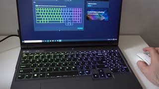 Lenovo Legion 5 Pro Keyboard RGB light customization Fn  Space Bar Lenovo Vantage app [upl. by Elehcin]