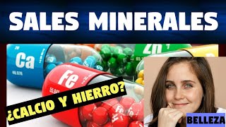 TODO SOBRE LAS SALES MINERALES  CLASIFICACIÓN Y FUNCIONES  CARACTERISTICAS [upl. by Navek282]