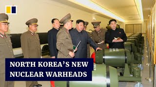 North Korean leader orders scaling up of weaponsgrade nuclear material as new warheads unveiled [upl. by Erma]