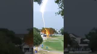 n tornado uswomensopen weather usopen lightning 2022usopen rain nature shortvideo [upl. by Eisdnil946]