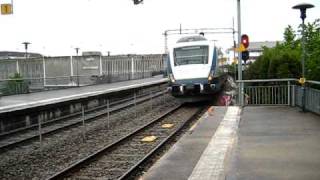 NSB Lokaltog from Stavanger to Egersund departs Sandnes station [upl. by Lebasi908]