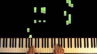 How to play The Entertainer by Scott Joplin on the Piano easy tutorial [upl. by Ariella897]