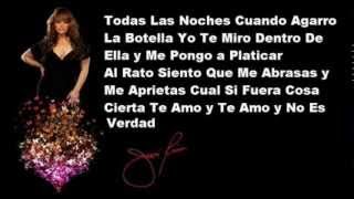 Jenni Rivera  Dos Botellas De Mezcal Lyrics [upl. by Mcnutt]